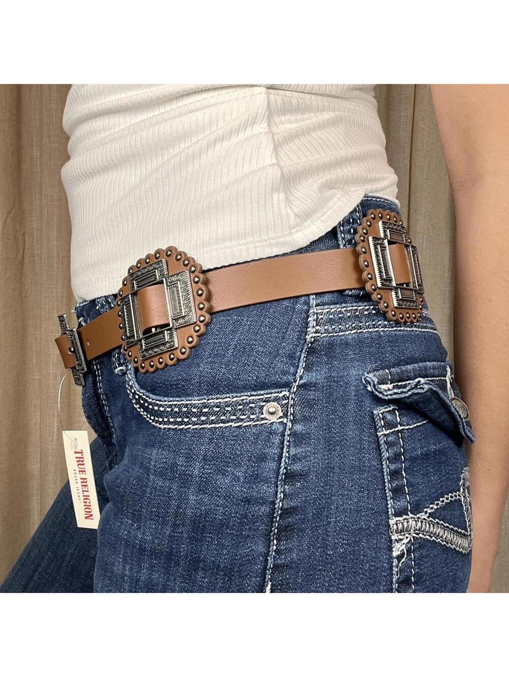 True Religion Brown Belt - Picture 2 of 6